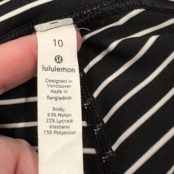 Lululemon Wunder Under High-Rise Tight *Luxtreme 28" Parallel Stripe Black - Picture 10 of 11